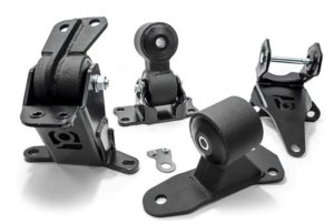 Honda Civic Engine Mount Kit - Innovative Mounts - Steel 75A Bushings - Black - `12-`15